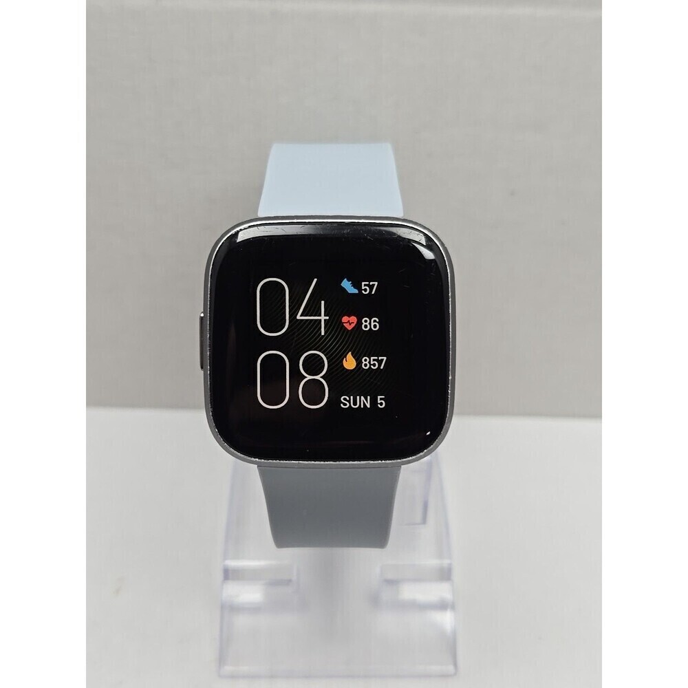 Fitbit Versa 2 Smartwatch Gray 40mm Alexa WR50M Always On Display W/ Charger